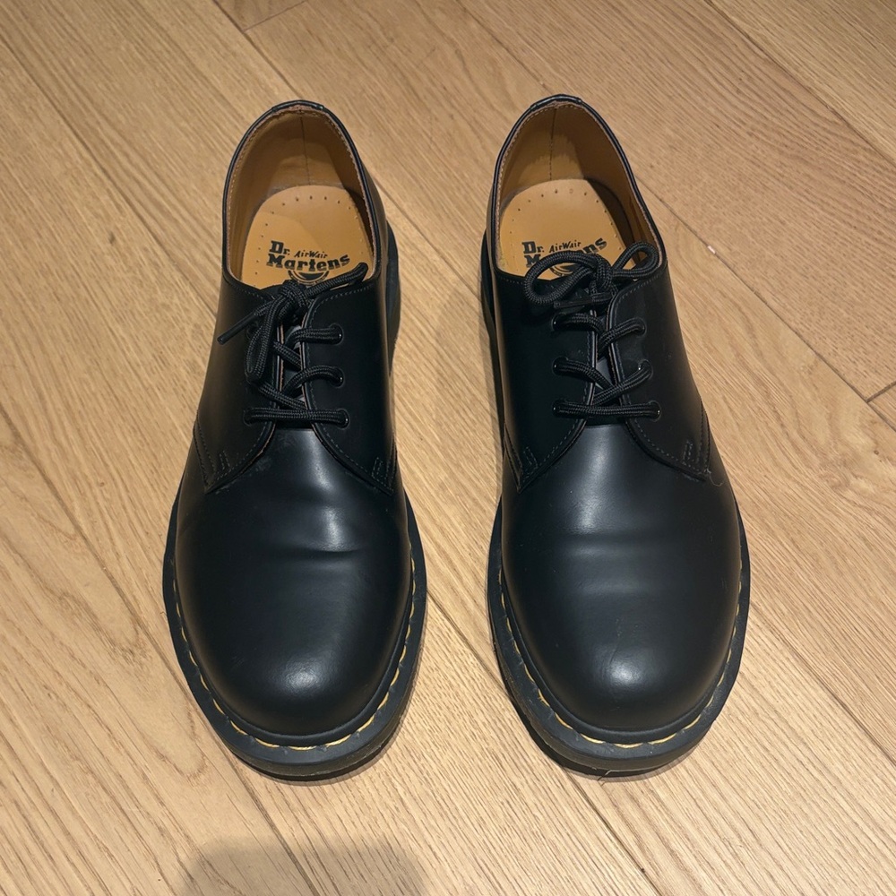 Dr. Martens Men's Black 1481 Smooth Leather Oxford Shoes